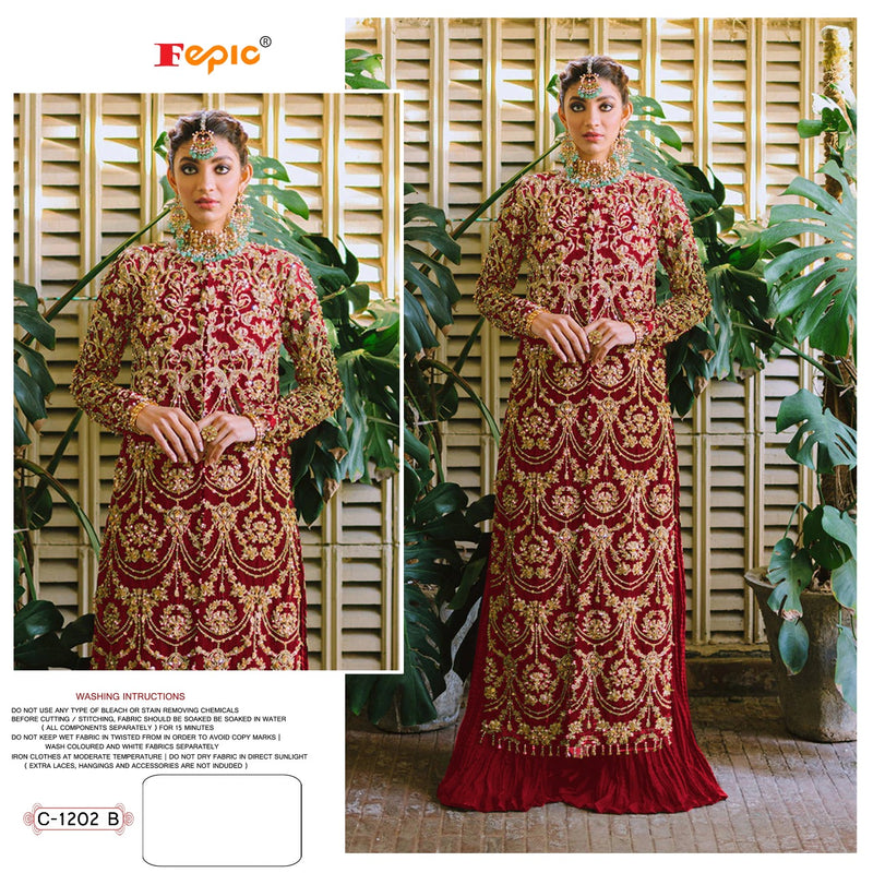 Fepic Rosemeen Dno 1202 B Georgette Stylish Designer Wedding Wear Pakistani Salwar Suit