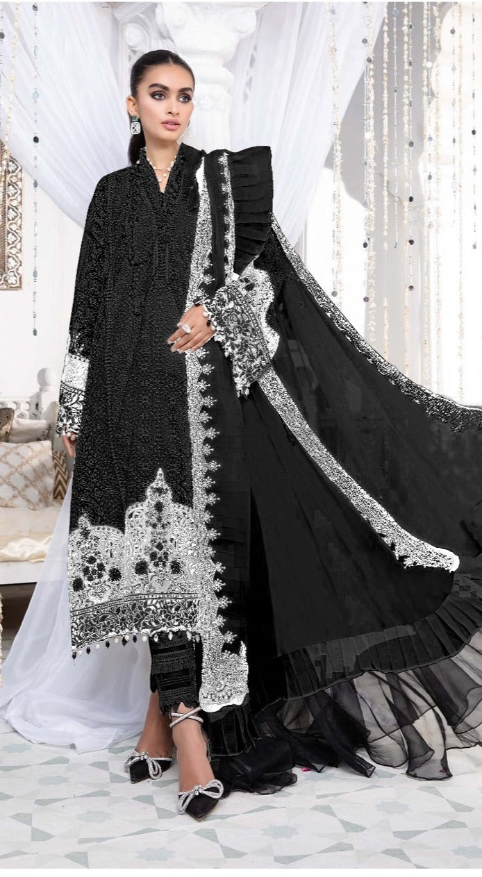 Fepic Suit Rosemeen C 1210 C Georgette With Heavy Embroidery Pakistani Stylish Gesigner Salwar Suit
