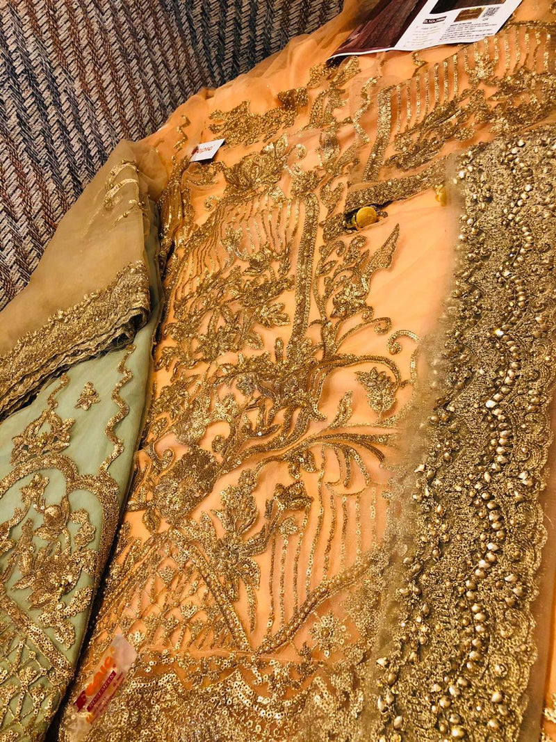 Fepic Rosemeen 39006 Heavy Net Embroidery Bridal Salwar Kameez