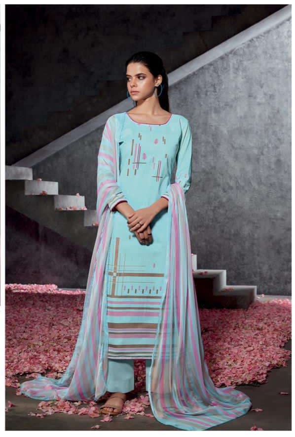esra karachi suits vol-3 by nafisa cotton pure soft cotton designer salwar  kameez catalogue manufacturer surat