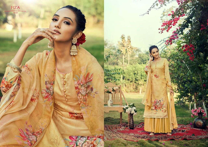 Romani Fiza J Cotton With Heavy Work Fancy Work Stylish Designer Salwae Kameez