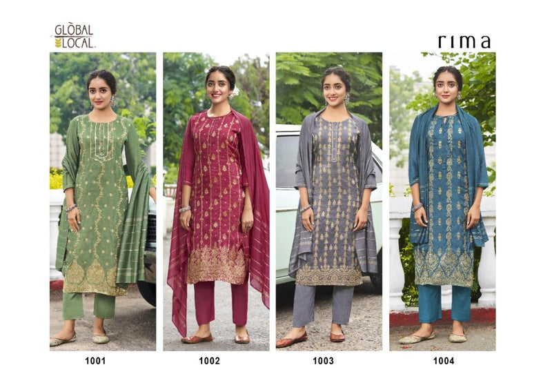 Global Local Rima Viscose With Fancy Work Stylish Designer Casual Wear Fancy kurti