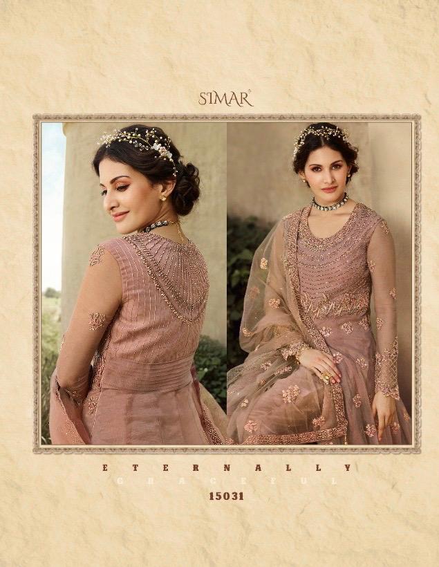 Glossy Simar Amyra Shaivi Net With Heavy Hand Work Stylish Designer Party Wear Salwar Suit