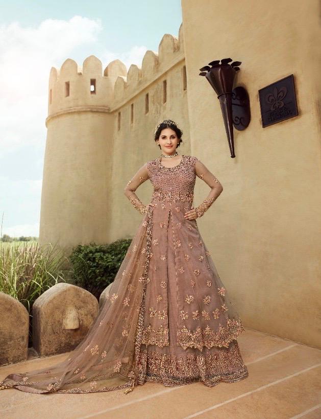 Glossy Simar Amyra Shaivi Net With Heavy Hand Work Stylish Designer Party Wear Salwar Suit