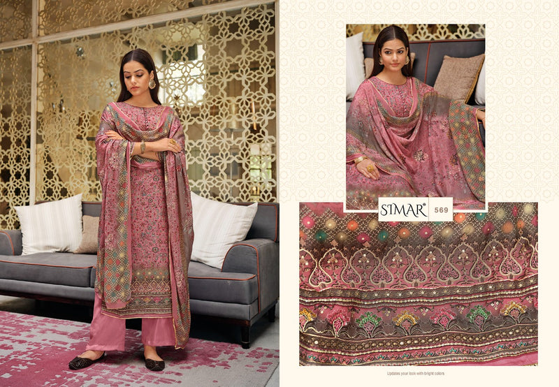 Glossy Kashish Vol 2 Viscose Muslin With Digital Printed Stylish Designer Wear Salwar Kameez