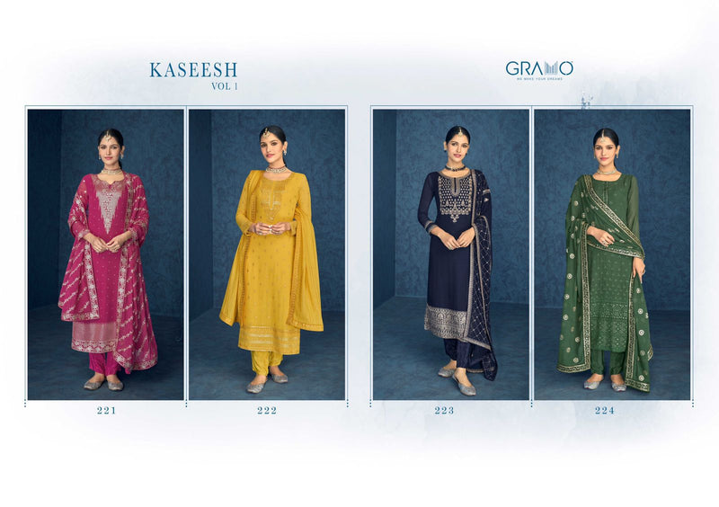 Gramo Kaseesh Vol 1 Georgette Stylish Designer Wear Kurti Collection