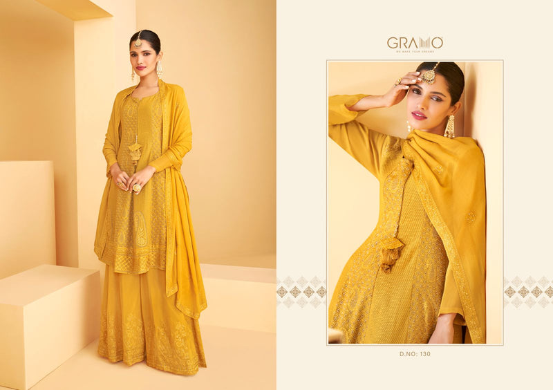 Gramo Navabi Vol 4 Georgette Stylish Designer Festival Wear Salwar Kameez