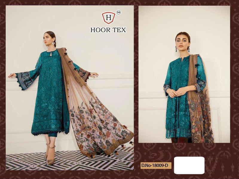 Hoor Tex Dno 18009 D Georgette Stylish Designer Party Wear Salwar Suit