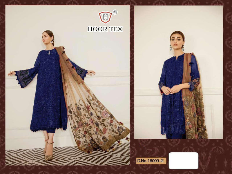 Hoor Tex Dno 18009 G Georgette Stylish Designer Party Wear Salwar Suit