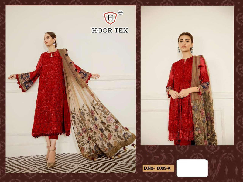 Hoor Tex Dno 18009 A Georgette Stylish Designer Party Wear Salwar Suit