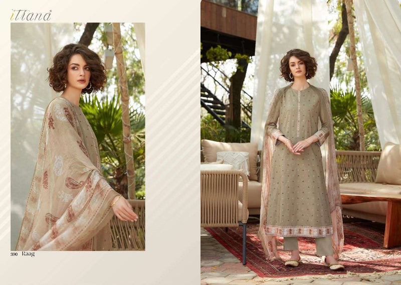 Itrana Raag Pure Cotton Lawn With heavy Embroidery Stylish Designer Printed Salwar Kameez