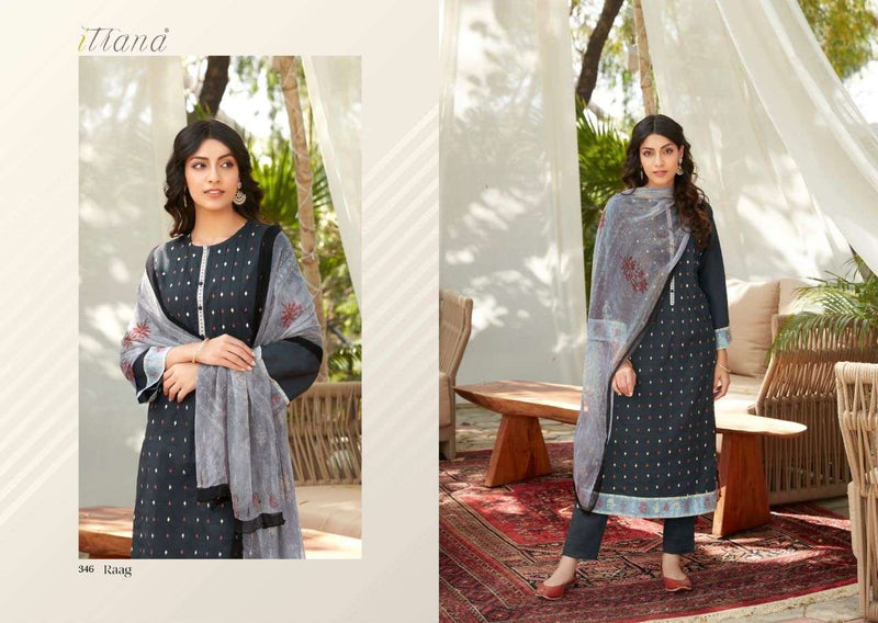 Itrana Raag Pure Cotton Lawn With heavy Embroidery Stylish Designer Printed Salwar Kameez