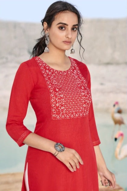 Kalaroop By Kajree Shahi Rayon With Attractive Look Stylish Designer Casual Wear Kurti