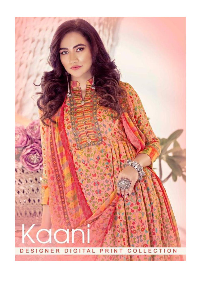 Kesar Karachi Kaani Fabric Salwar Suit In  Jam Satin