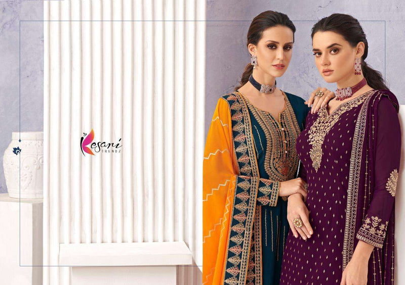Kesari Trendz Simran Vol 4 Georgette With Embroidery Work Salwar Suit