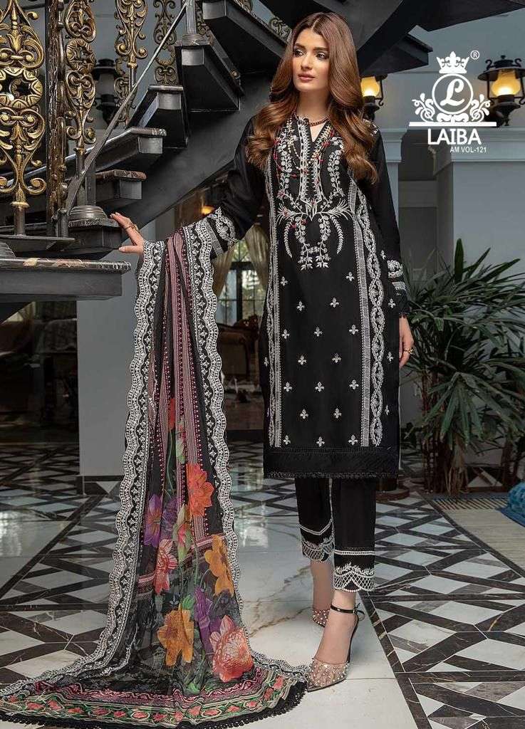 Laiba am Vol 121 Georgette Stylish Designer Party Wear Pakistani Style Kurti