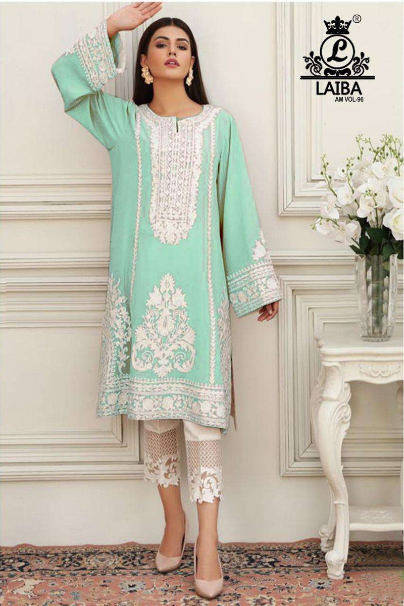 Laiba Am Vol 96  Georgette Stylish Designer Pakistani Style Kurti