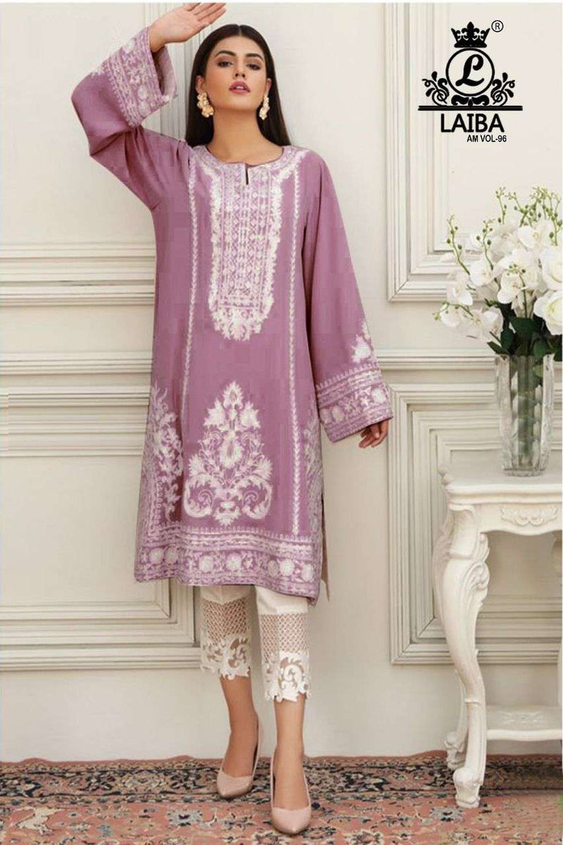 Laiba Am Vol 96  Georgette Stylish Designer Pakistani Style Kurti