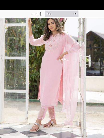 Lapink Aaina Vol 1 Chinon And Georgette Stylish Designer Party Ware Kurti