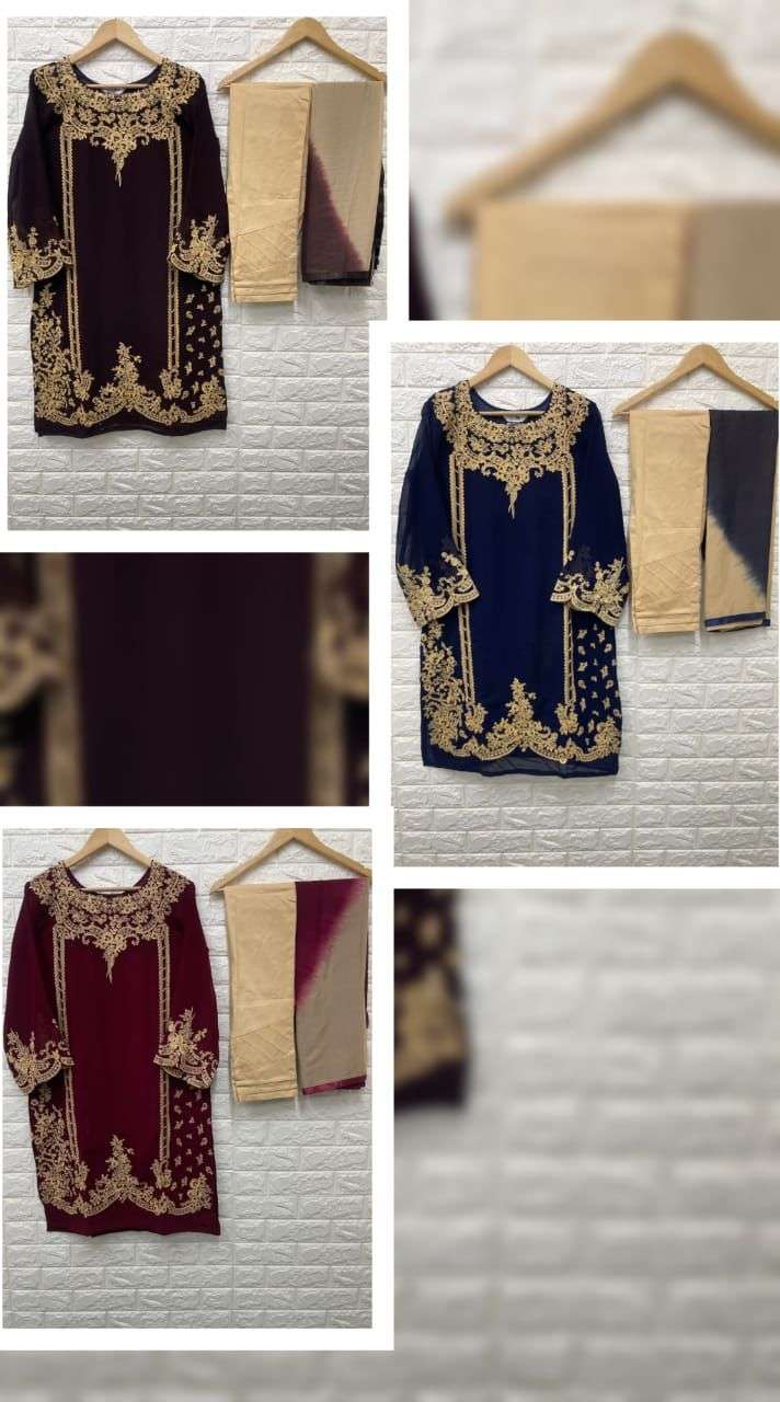 Laxuria Dno 1197 Georgette With Heavy Embroidery Pakistani Stylish Designer Party Wear Kurti