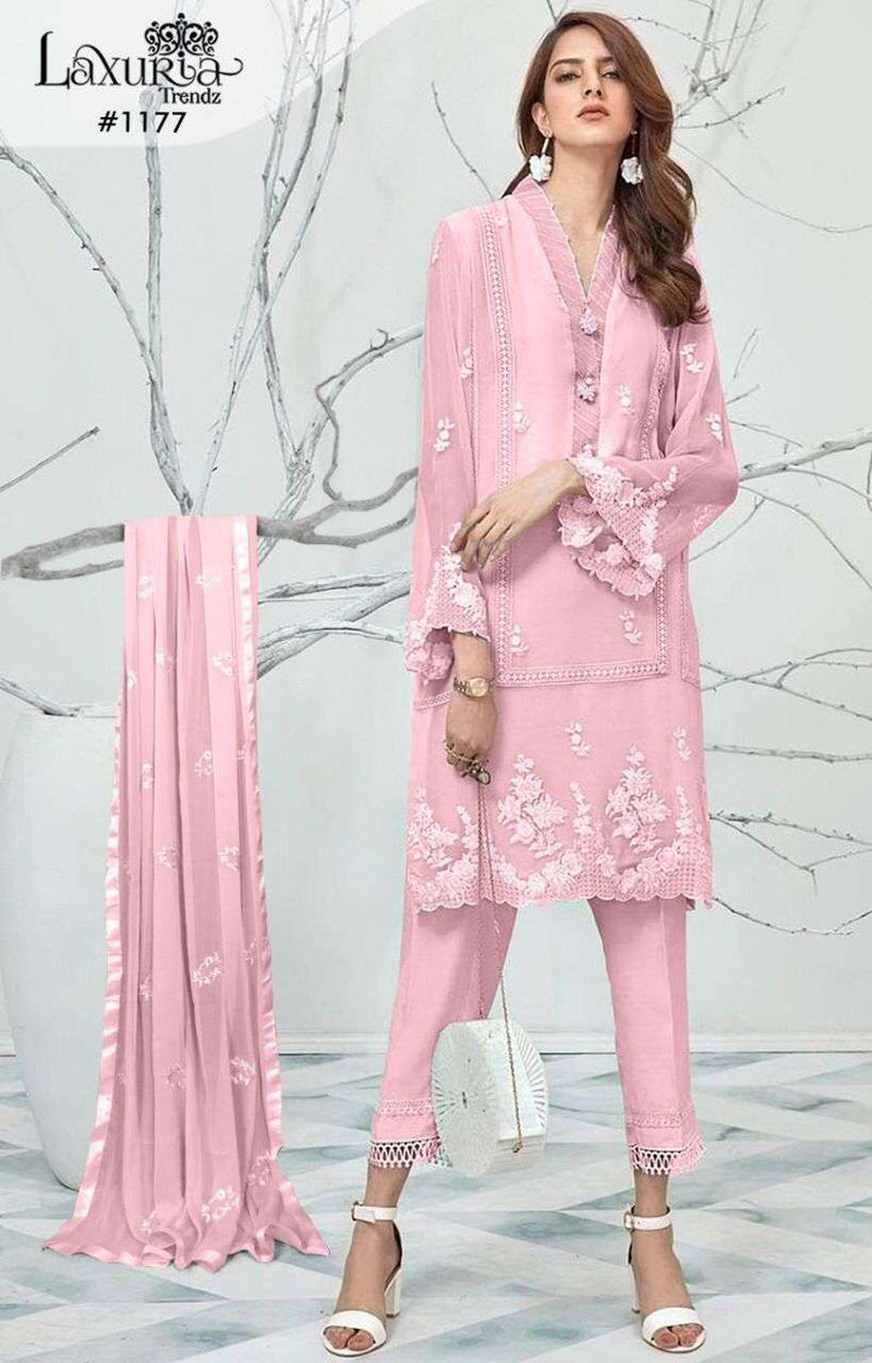 Laxuria Trendz Dno-1177-B Georgette Stylish Designer Wear Pakistani Salwar Suit