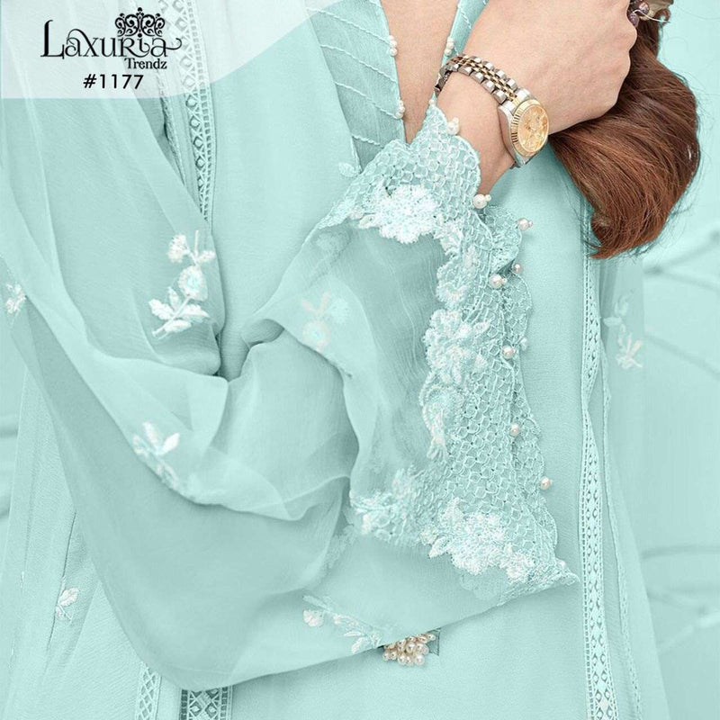 Laxuria Trendz Dno-1177-A Georgette Stylish Designer Wear Pakistani Salwar Suit