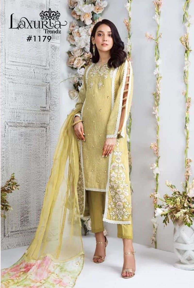 Laxuria Trends Dno 1179 Georgette Stylish Hand Work Pakistani Salwar s