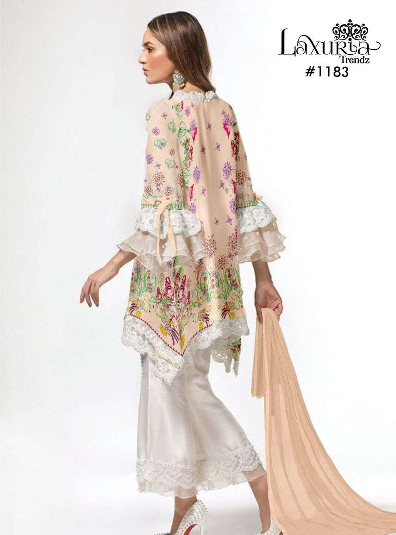 Laxuria Trendzs Dno 1183 B Maslin Stylish Designer Readymade Pakistani Style Kurti