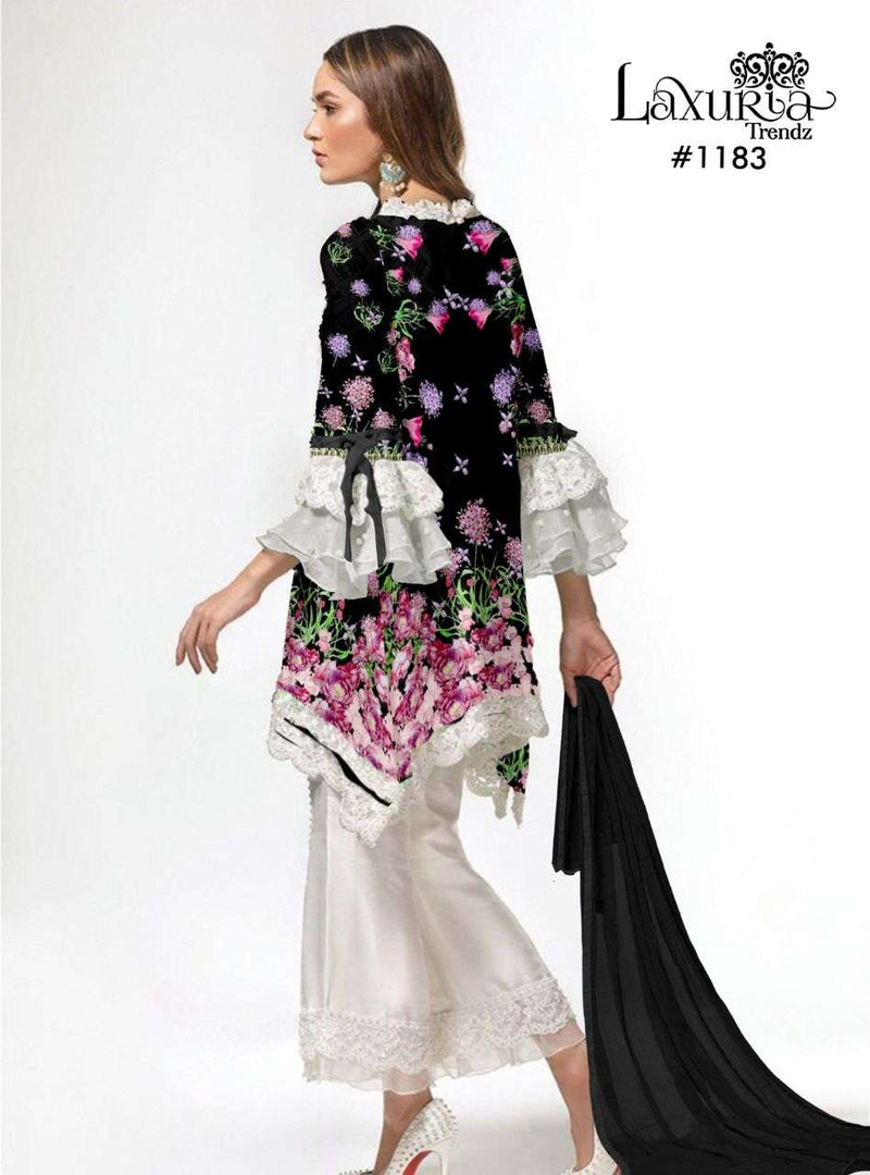 Laxuria Trendzs Dno 1183 D Maslin Stylish Designer Readymade Pakistani Style Kurti
