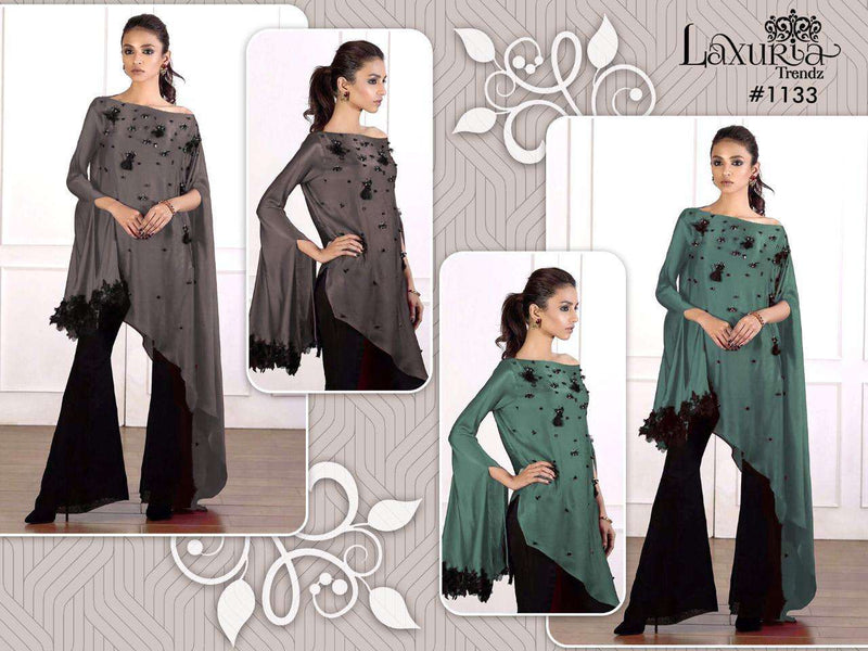 Laxuriya Dno 1132 Silk Stylish Designer Pret Kurti