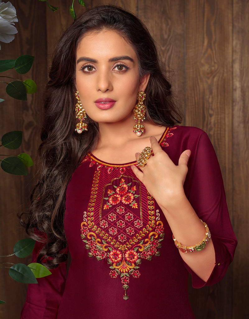 Kalaroop By Kajree Launched Lily Vol 21 Rayon Embroidery Kurtis Catalogue  At Best Price - Geetanjali Fashions