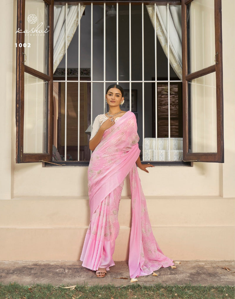 Lt Saree Ajra Silk Stylish Designer Printed Casual Wear Saree