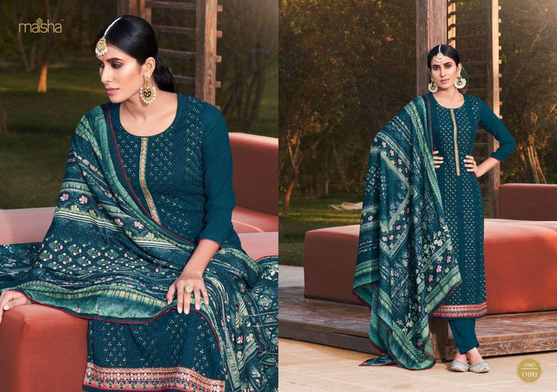 Maisha Vivann Vol 6 Georgette Heavy Embroidery Stylish Designer Wear Salwar Suit