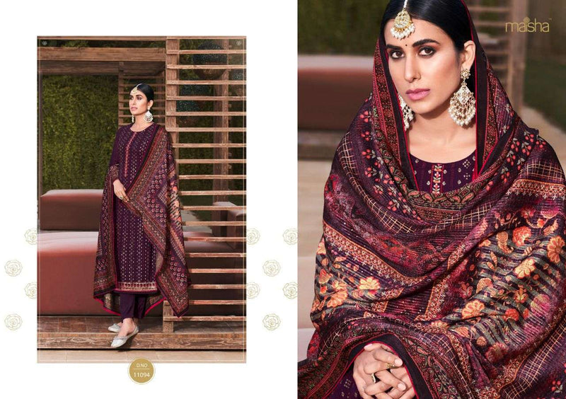 Maisha Vivann Vol 6 Georgette Heavy Embroidery Stylish Designer Wear Salwar Suit