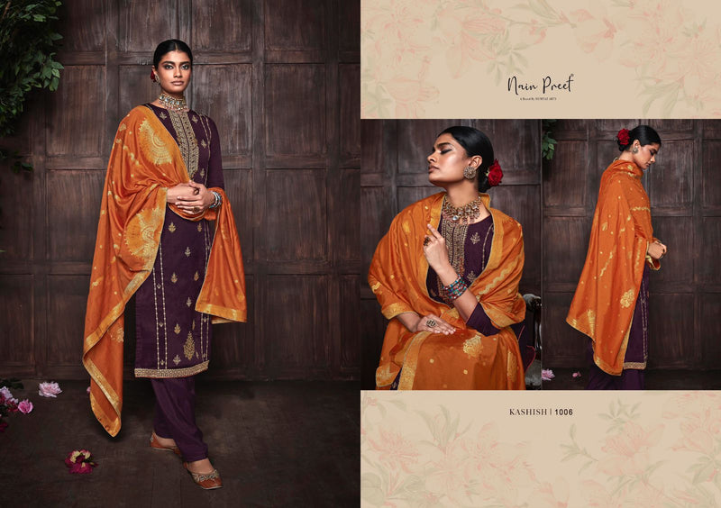 Mumtaz  Art Nainpreet Silk New Style Salwar suits