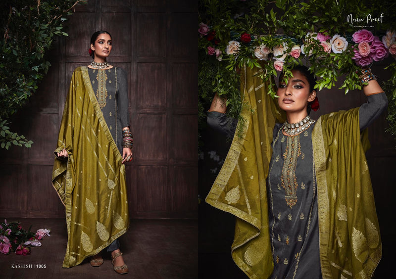 Mumtaz  Art Nainpreet Silk New Style Salwar suits