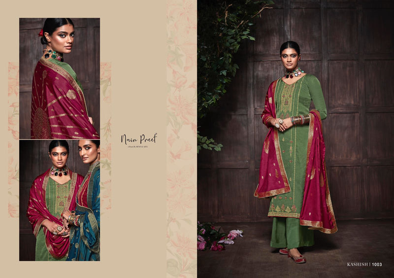 Mumtaz Nainpreet Kashish Soft Silk With Heavy Embroidery Work Stylish Designer Festive Wear Salwar Kameez
