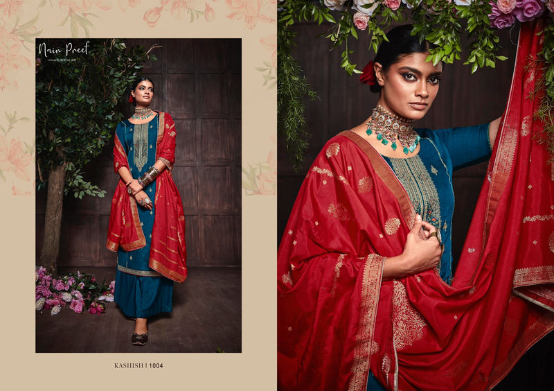 Mumtaz  Art Nainpreet Silk New Style Salwar suits