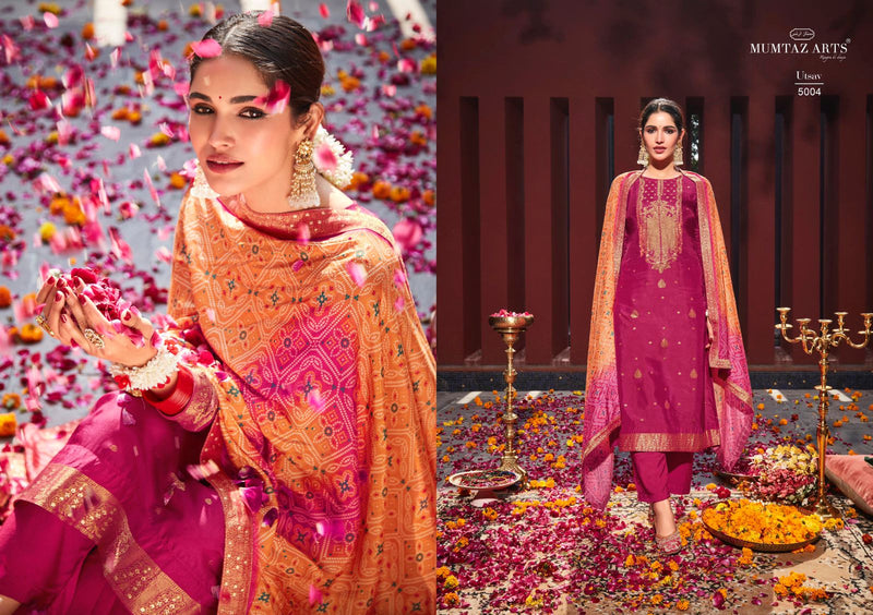Mumtaz Utsav Dola Viscose Dola With Fancy Work Stylish Designer Festive Wear Fancy Look Salwar Kameez