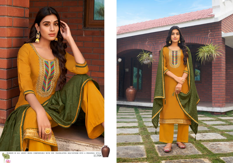 Panch Ratna Kilory Parampara Silk With Fancy Work Stylish Designer Party Wear Casual Wear Salwar Suit