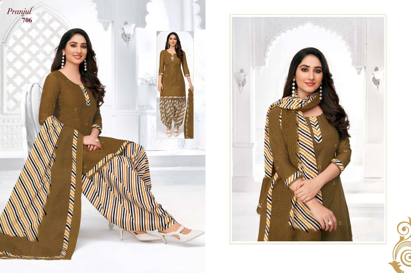 Pranjul Priyanka Vol 7 Cotton Dailywear Dress Material
