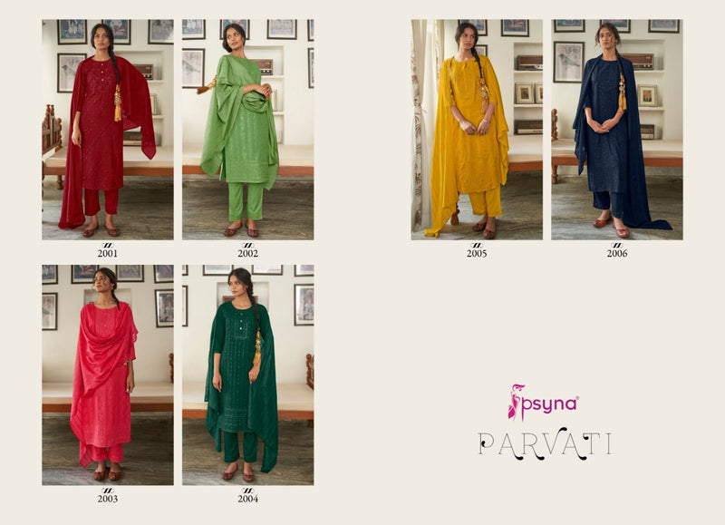 Psyna Parvati Rayon With Beautiful Work Stylish Designer Party Wear Casual Look Fancy Kurti
