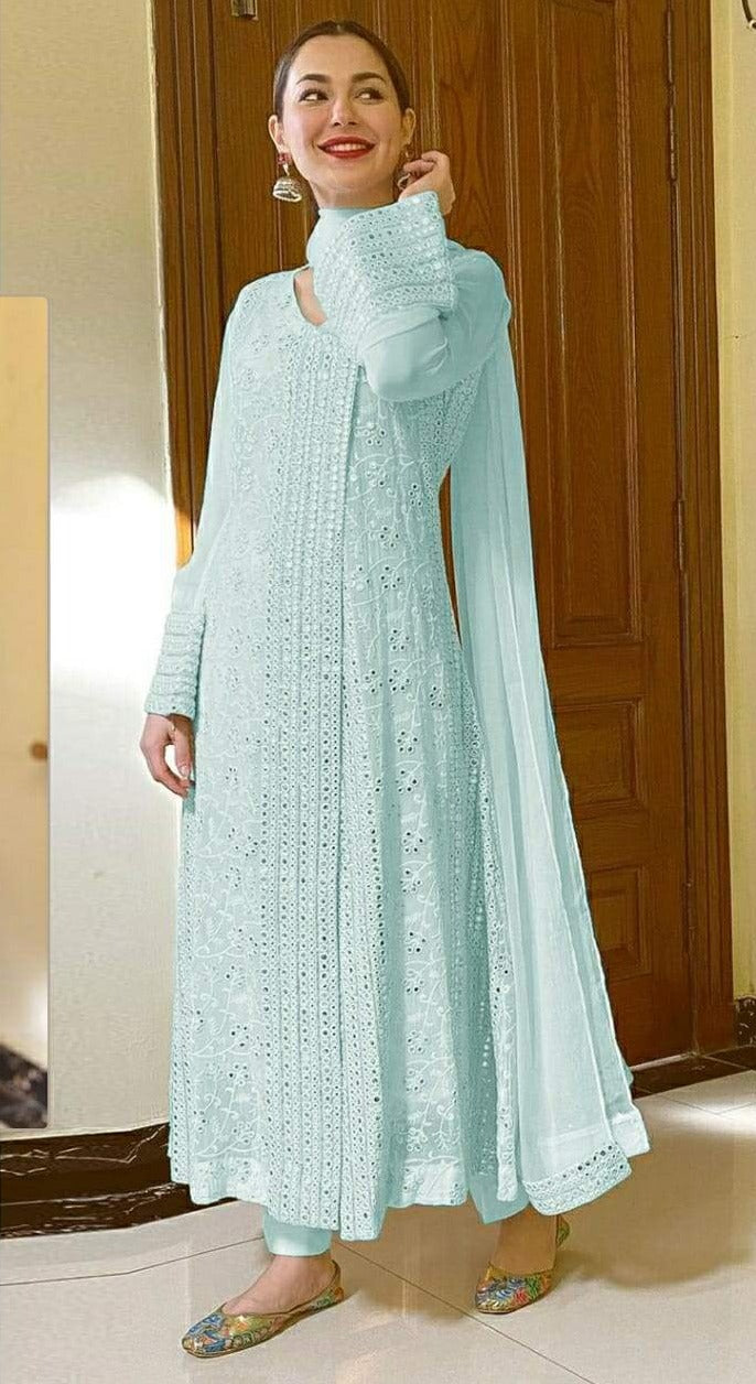 Ramsha R 346 B Georgget Stylish Designer Salwar Kameez