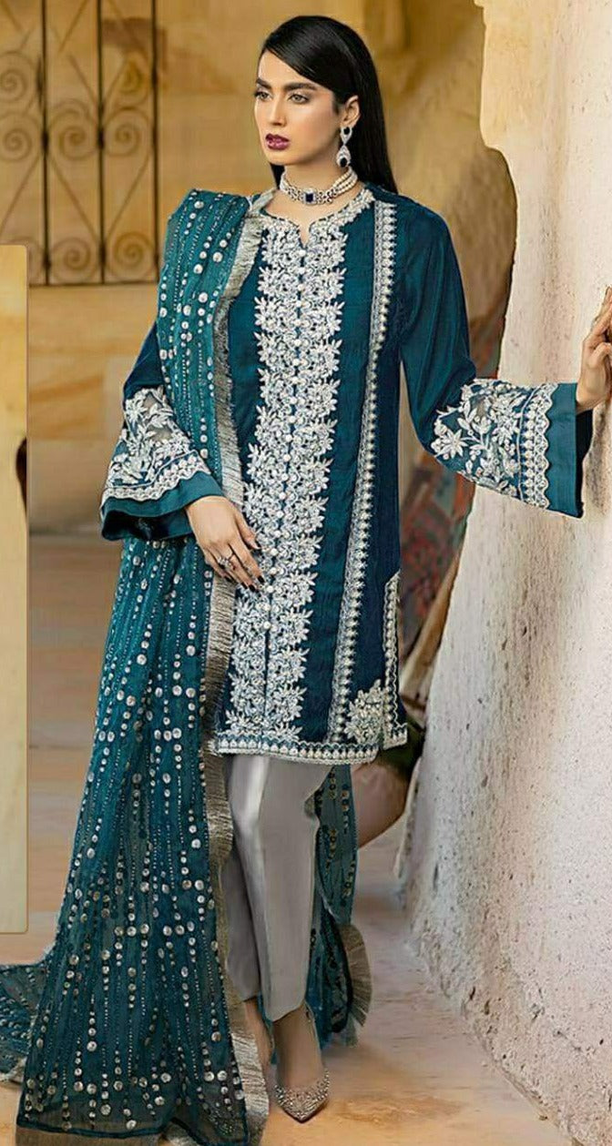 Ramsha R 384 Fox Georgeete stylish Designer Salwar Kameez