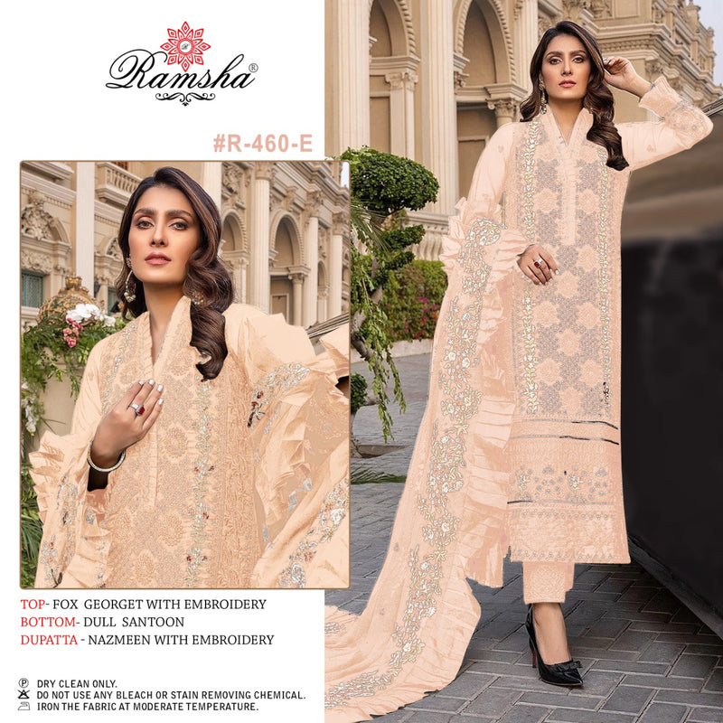 Ramsha Dno 460 E Georgette Stylish Designer Party Wear Salwar Kameez