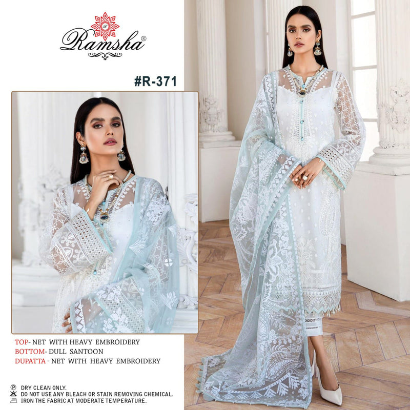 Ramsha R 371 georgget Stylish Designer  Salwar Kameez