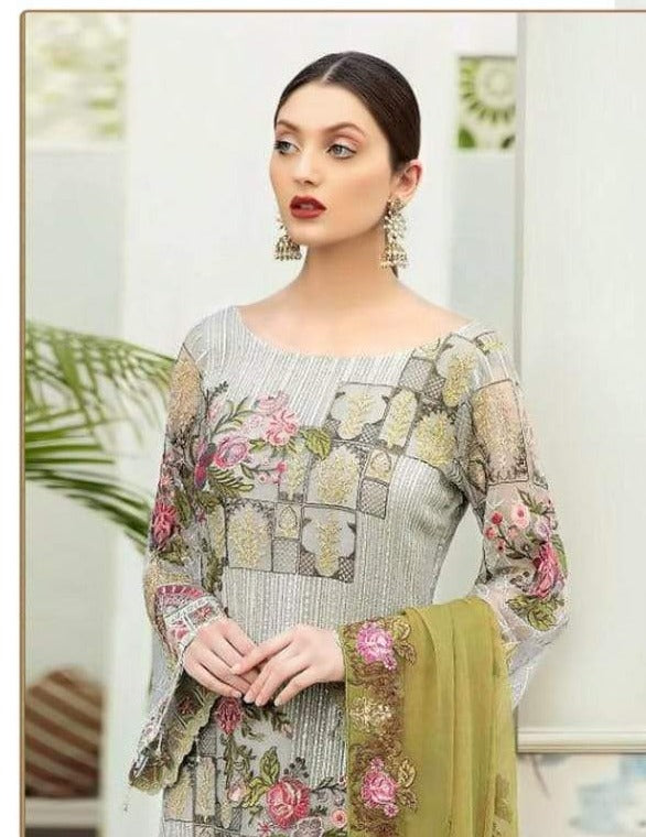 Ramsha R 393 Georgget Stylish Designer Salwar Kameez