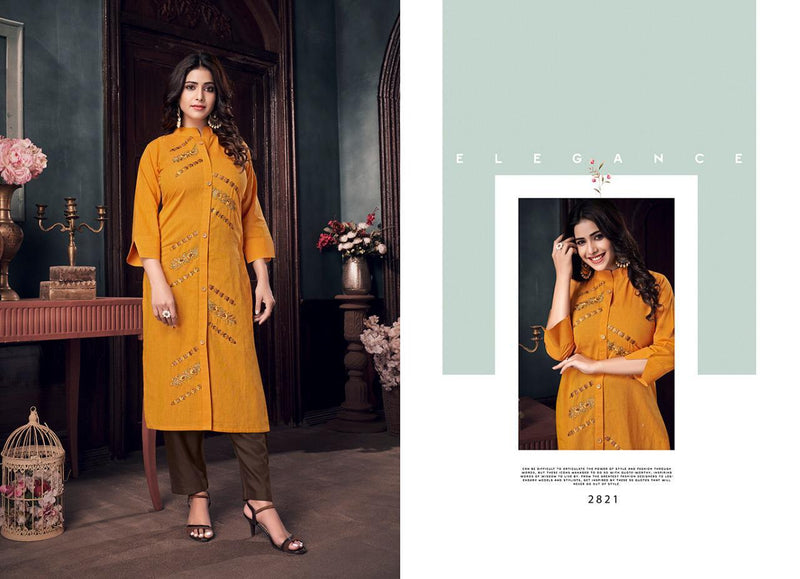 Rangoon Maria Pure Cotton Stylish Designer Partywear Kurti Collection