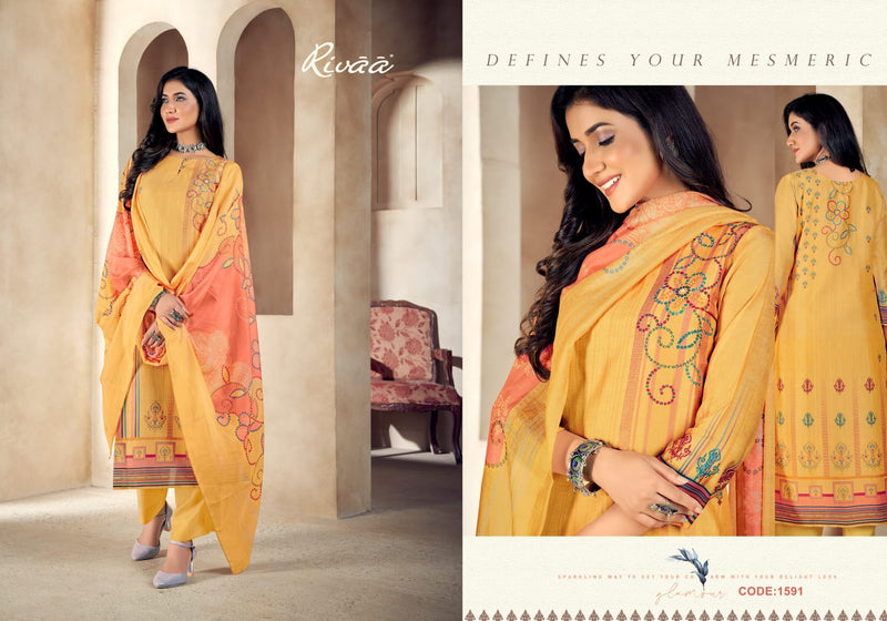 Rivaa Kanaklata Mulberry Silk Stylish Designer Wear Salwar Kameez