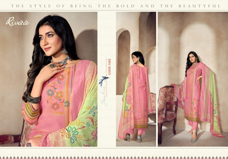 Rivaa Kanaklata Mulberry Silk Stylish Designer Wear Salwar Kameez